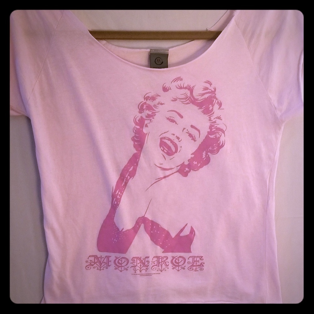 Vintage 80s Pink Monroe Tee size 0x